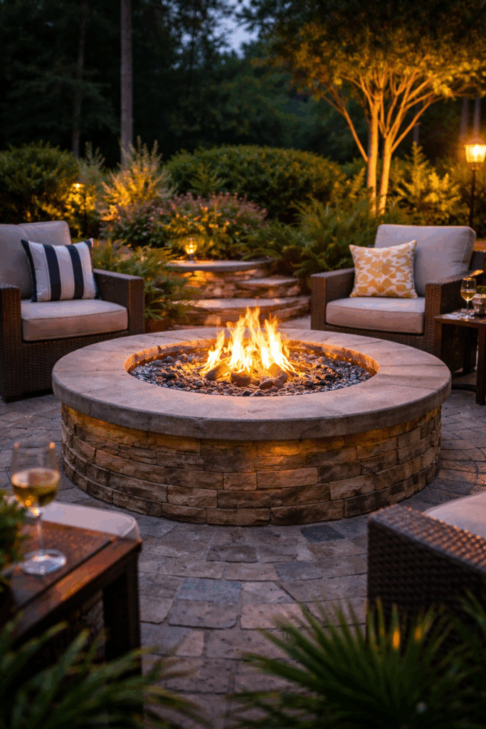 outdoor fire pit greenville